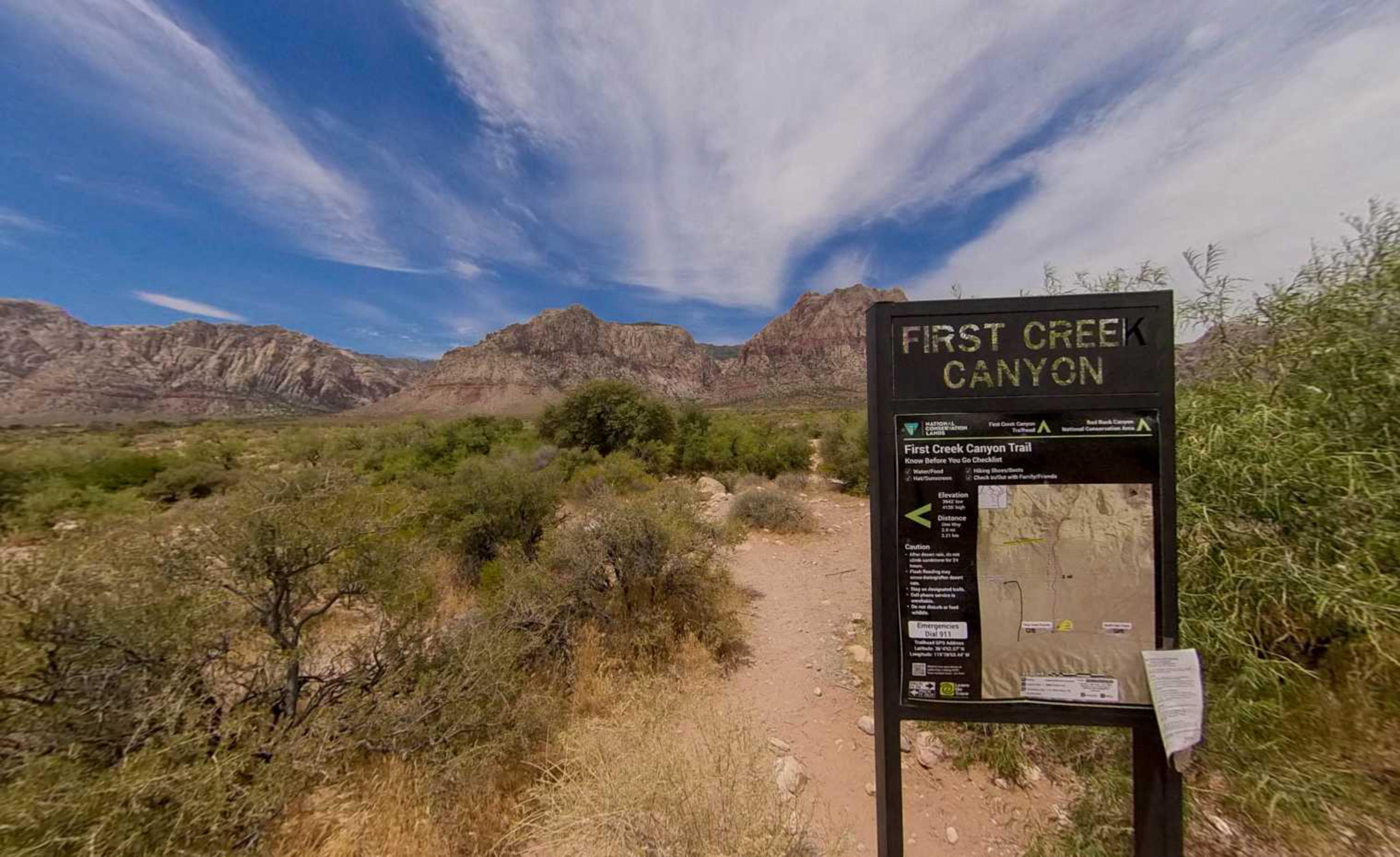 First Creek Canyon Trail - Red Rock, Las Vegas, USA virtual tour preview