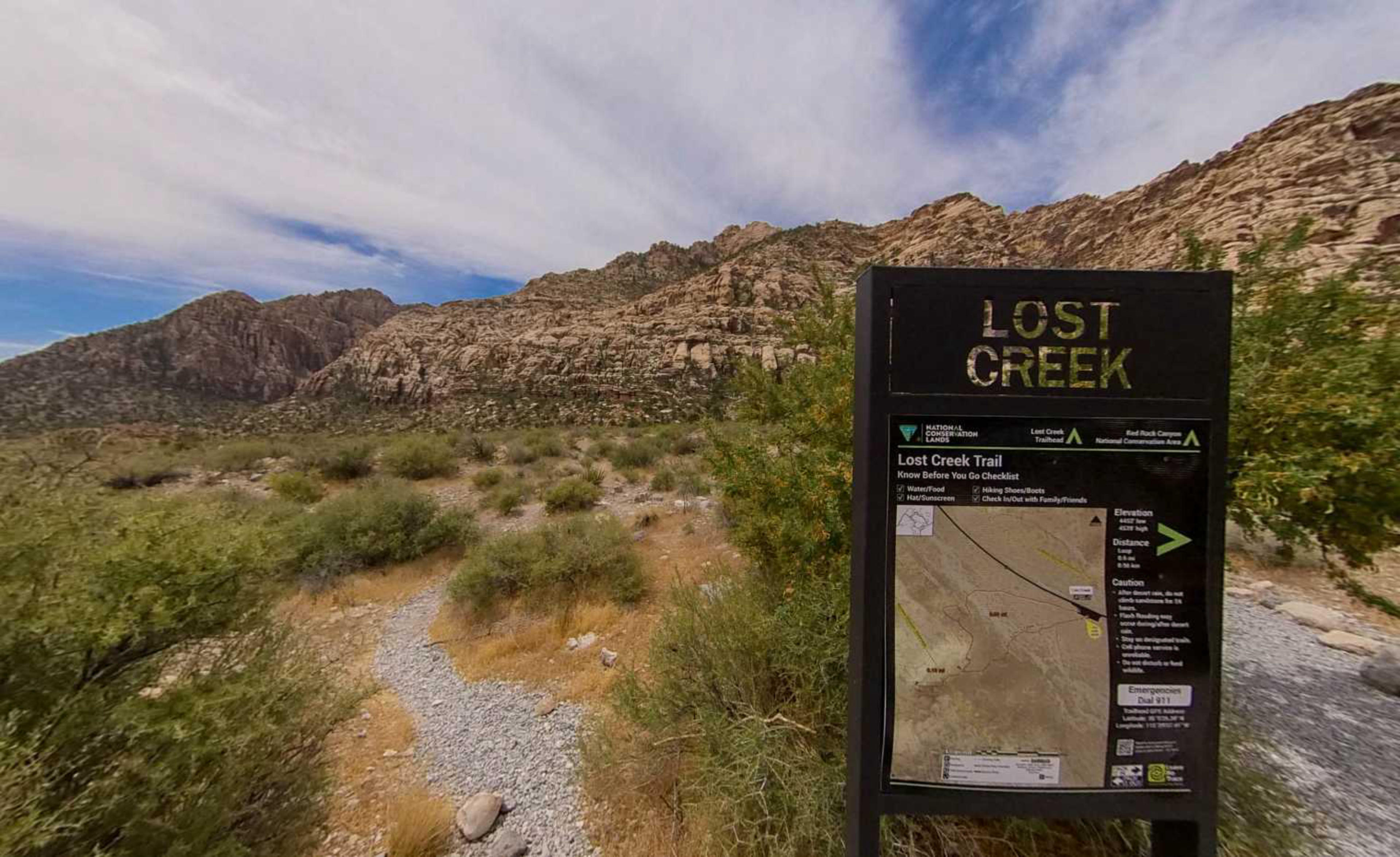 Lost Creek Trail - Red Rock, Las Vegas, USA virtual tour preview