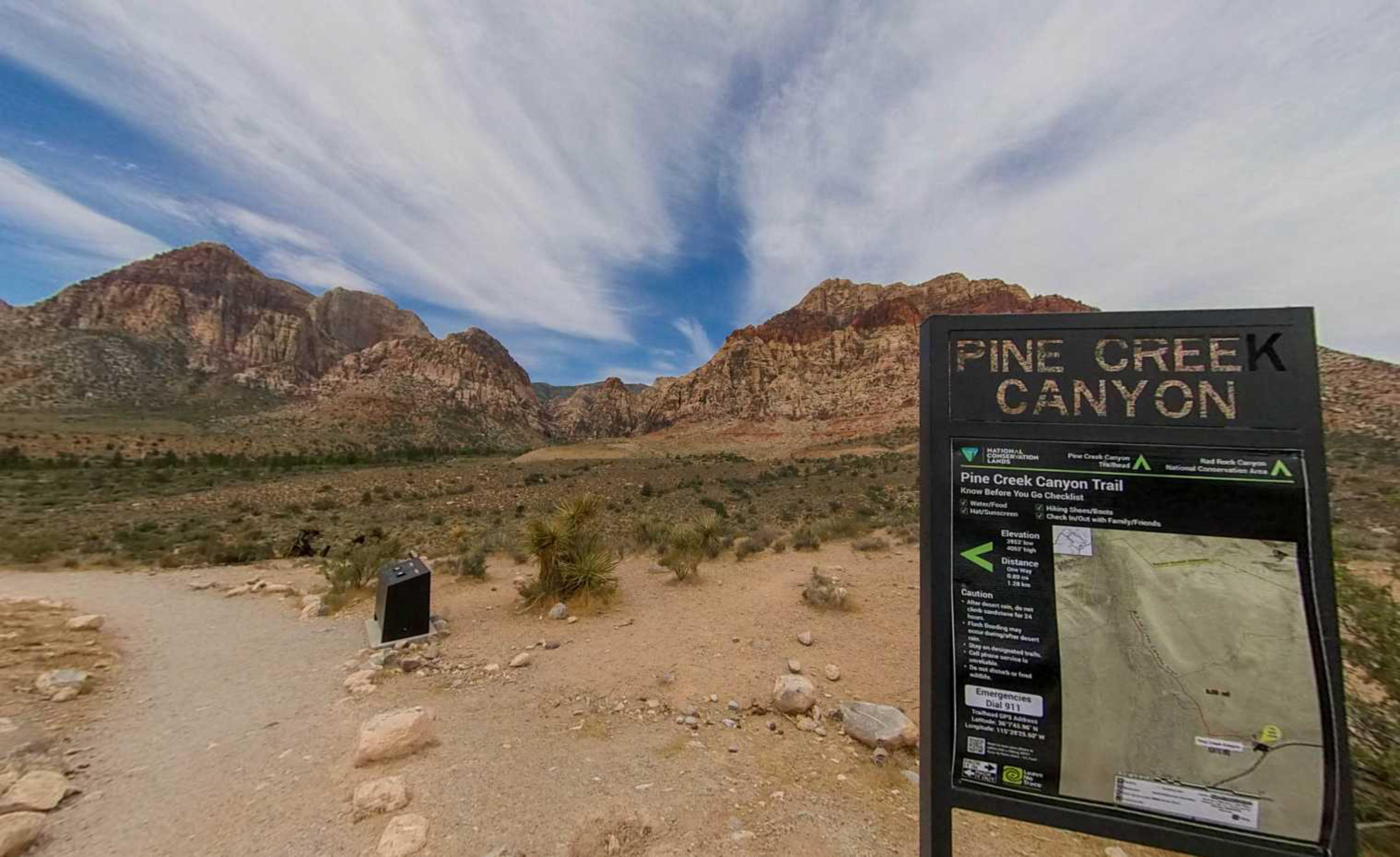 Pine Creek Canyon - Red Rock, Las Vegas, USA virtual tour preview