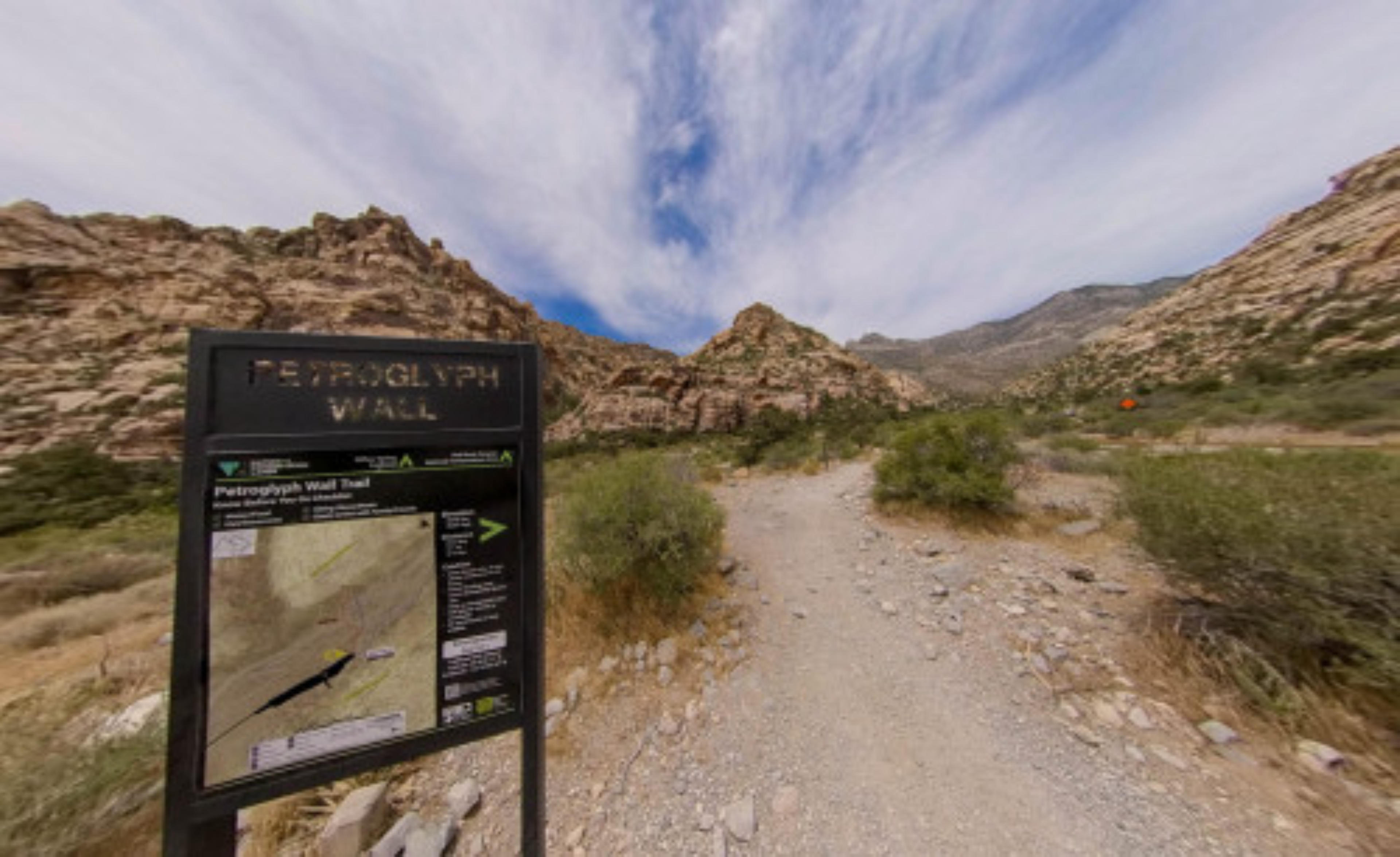 Petroglyph Wall - Red Rock, Las Vegas, USA virtual tour preview